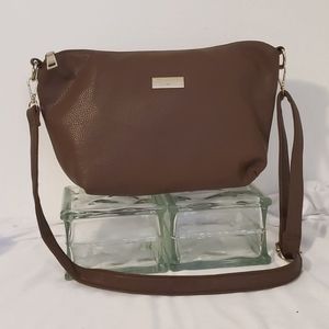 *EUC BCBG Paris Pebbled Faux Leather Bag